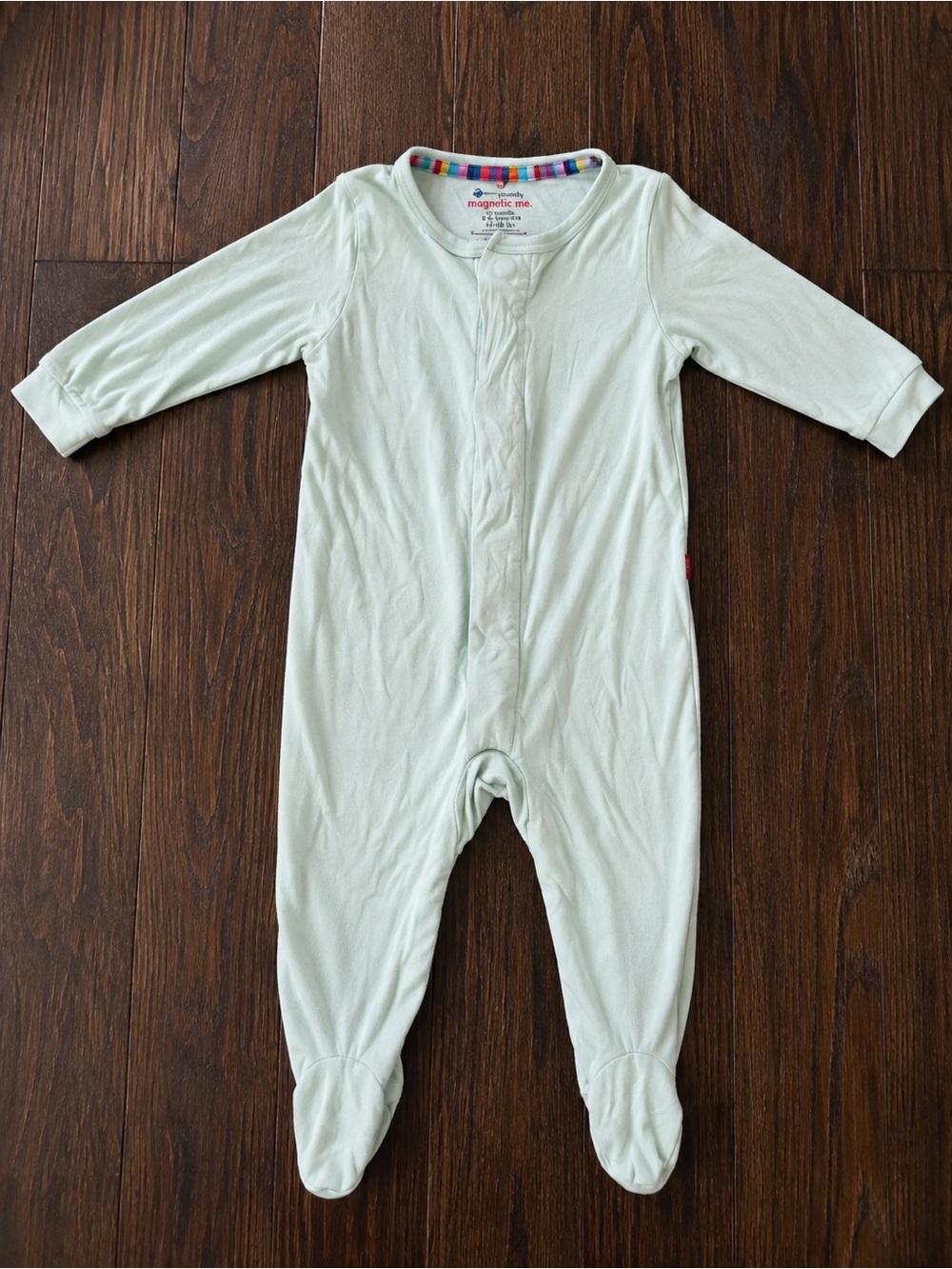 Magnetic Me Modal Magnetic Footie Sleeper Mint Green 3-6M